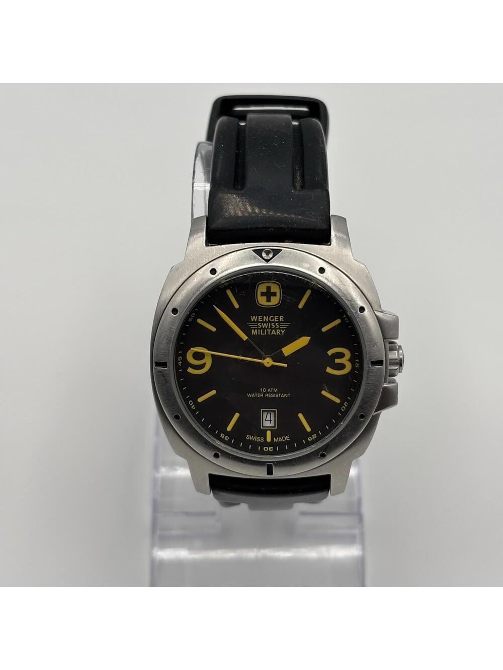 Wenger Expedition Swiss Military - 79364 - Swiss Watch - Black Dial w/ Yellow